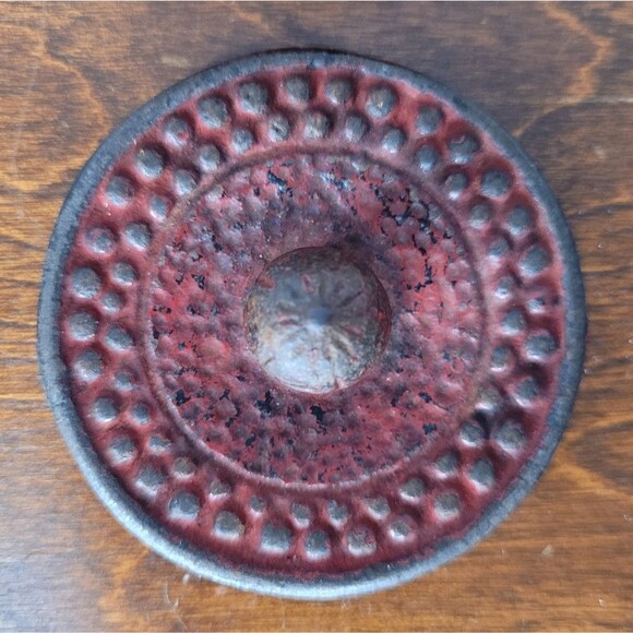 Japanese Cast Iron Tea Kettle Red Dragon - Picture 5 of 8